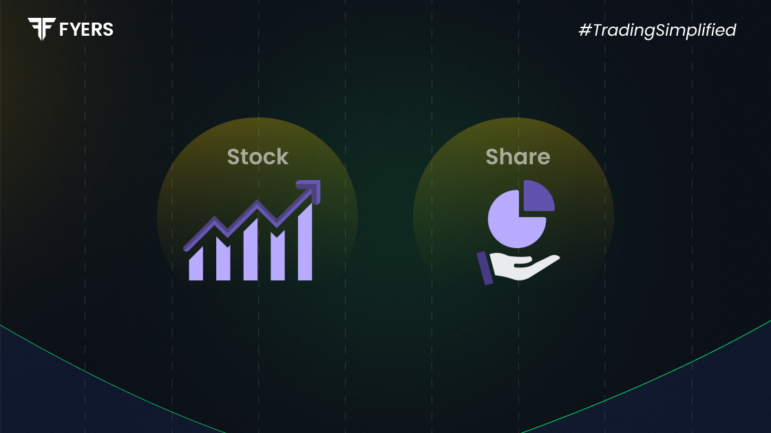 difference between stock and share