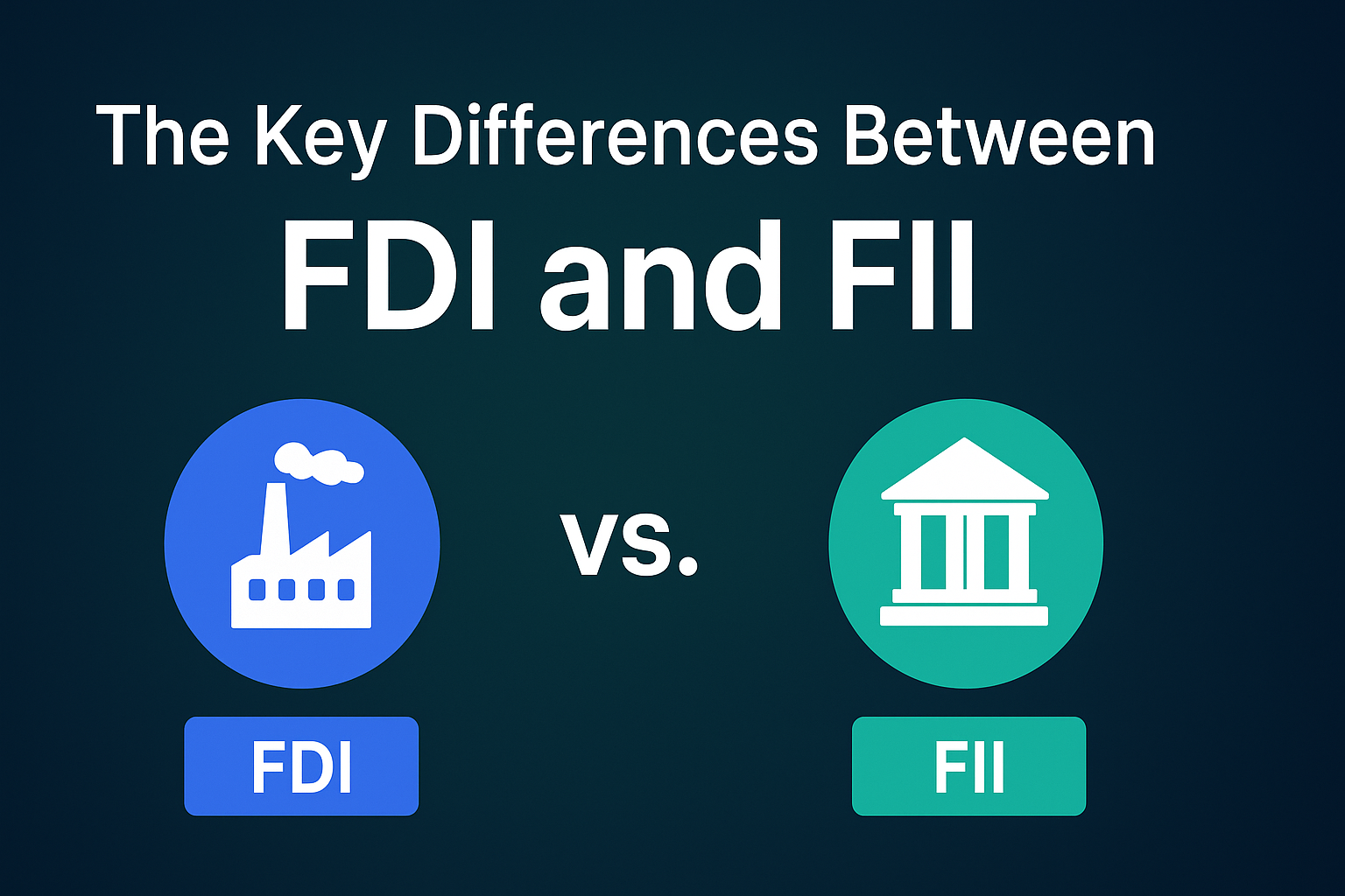 Differences Between FDI and FII
